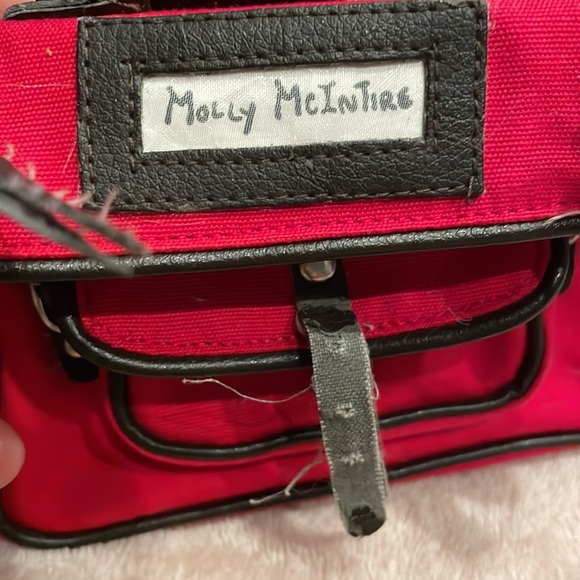 American Girl Molly’s Retired Messenger Bag Green Bag Pink - Picture 5 of 5